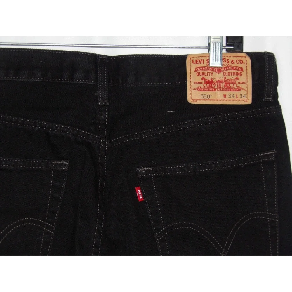 Levi's 100% Cotton Vintage 559 Relaxed Straight Denim Jeans Men's 33 X 32